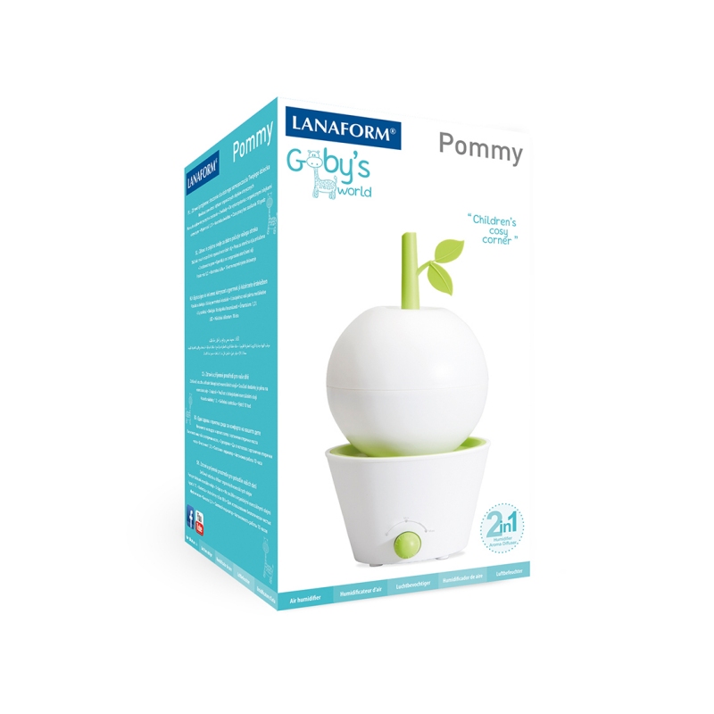 Vlažilec zraka z aromaterapijo Lanaform Pommy