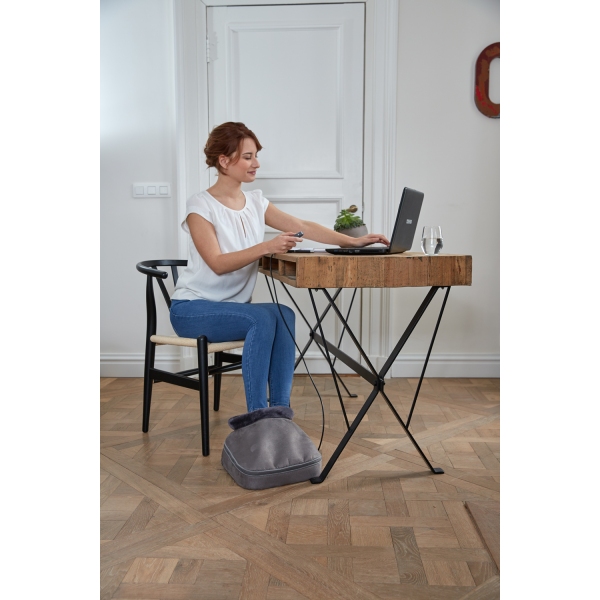 Masažni in  grelni copatki Lanaform 2v1 Shiatsu Comfort