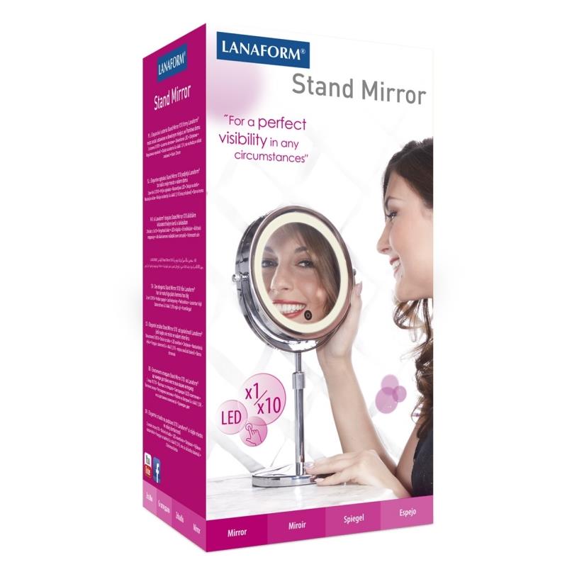 Kozmetično ogledalo Lanaform Stand Mirror X10 