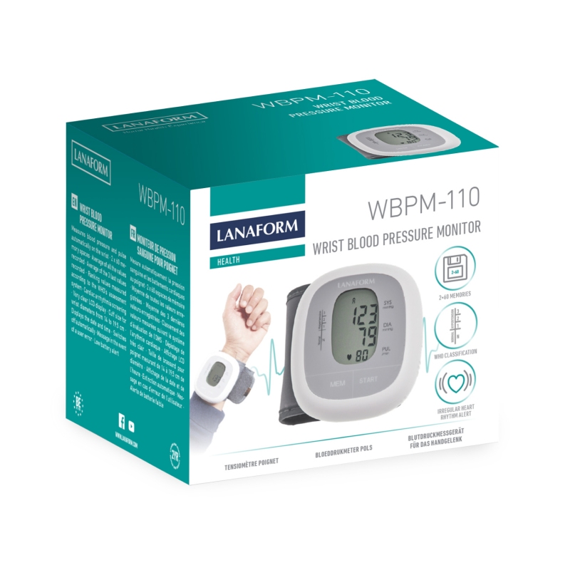 Zapestni merilnik tlaka Lanaform WBPM-110